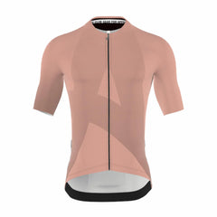 Approved Cycling Fundamental LTD. Nude women's cycling jersey in an action shot, highlighting its aero efficiency