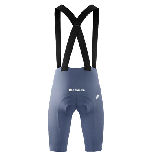 Approved Cycling ASSET R Bib Shorts: rear view highlighting ergonomic fit and compression panels.