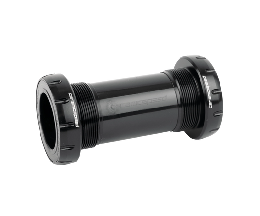 APPROVED CYCLING CeramicSpeed BB ALPHA: premium bottom bracket with ultra-low friction ceramic bearings, front view.