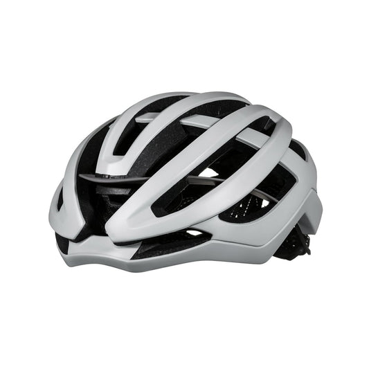 APPROVED CYCLING airBENDER grey helmet, side view showing 24-vent system and dial-fit adjustment.