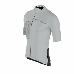 APPROVED CYCLING SUMMER CYCLING JERSEY ITALY LTD. W - Grey: hem gripper, silicone grip, stability feature, preventing ride-up