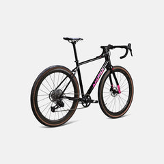 Approved Cycling Nich KEM gravel bike, full side profile, showcasing its aluminum frame design and carbon fork.