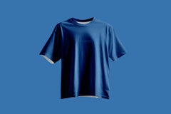 Approved Cycling Simple Oversized T-Shirt, detail of soft, enzyme-washed single jersey fabric texture.