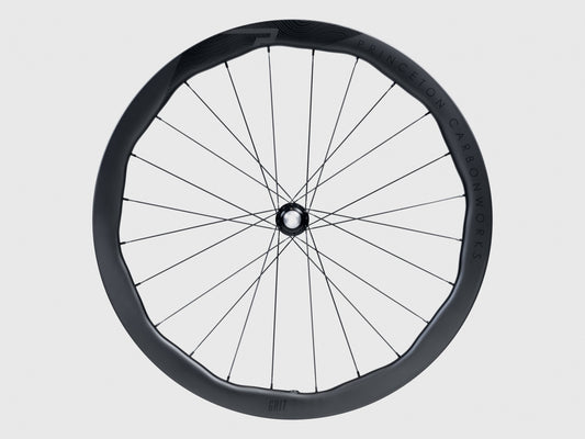 Hand-built Princeton CarbonWorks Grit 4540 Evolution wheelset; showcasing 24mm internal rim width.