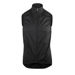 Side profile of APPROVED CYCLING Assos Men's Summer Cycling Vest MILLE GT, highlighting its relaxed fit and three rear pocke…