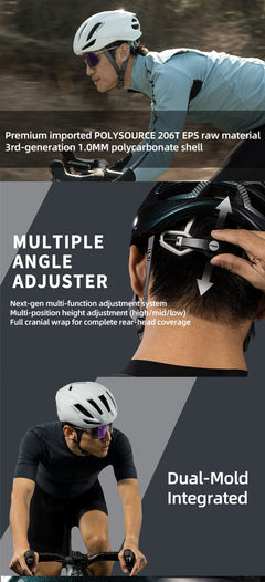 Rear view of PMT Elegant 3.0 MIPS cycling helmet, showing exhaust ports and reflective accents for visibility.