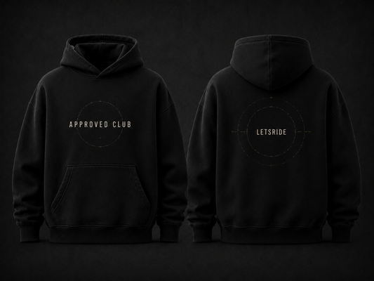 Approved Club LETSRIDE Hoodie — Black