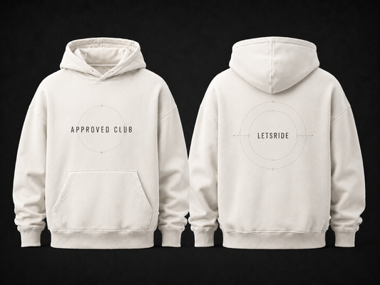 Approved Club LETSRIDE Hoodie — Cream