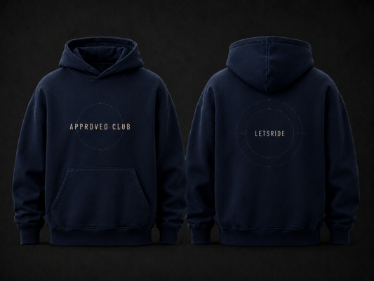 Approved Club LETSRIDE Hoodie — Navy