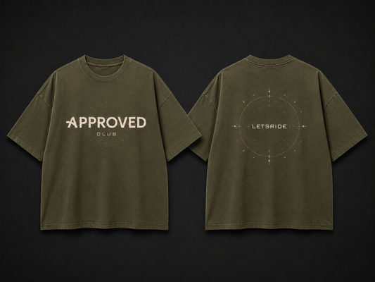 Approved Club LETSRIDE T-Shirt — Olive