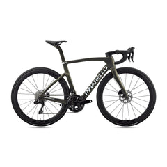 Pinarello F5 Road Bike, full side profile showcasing integrated cabling and aerodynamic frame design.