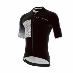 Approved Cycling SUMMER CYCLING JERSEY APPROVED FRANCE LTD. - Black: reflective elements, low-light safety