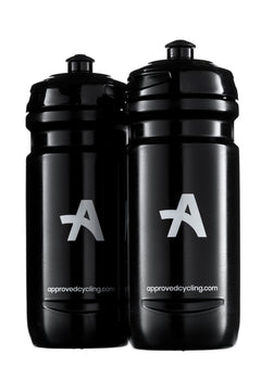 Approved Cycling Water Bottle 600ML, shown integrated on a road bike frame, sleek design. Default Title.