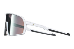 White/mirror VISION performance cycling sunglasses, lightweight design, optimal clarity