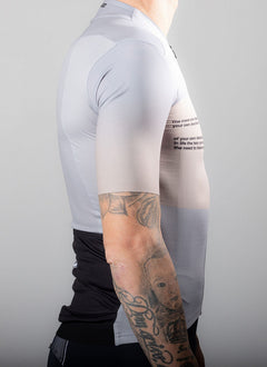 Approved Mindset Jersey unisex, sleeve detail with brand logo, emphasizing limited edition of 100 pcs by Assos