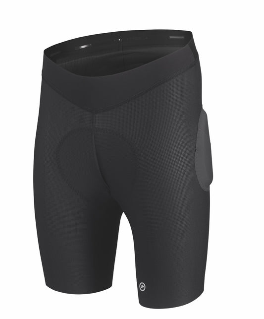 Approved Cycling - Assos TRAIL Liner Shorts, odor control warp-knit fabric detail, lightweight support